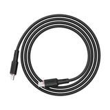 Cablu Acefast (C2-01), Type-C to Lightning, 30W, 3A, Fast Charging, MFi Certification, 1.2m, Negru