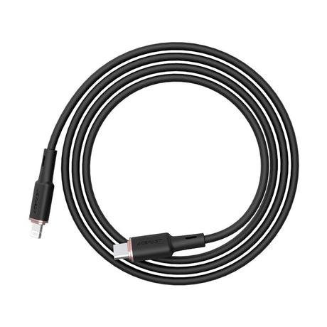 Cablu Acefast (C2-01), Type-C to Lightning, 30W, 3A, Fast Charging, MFi Certification, 1.2m, Negru