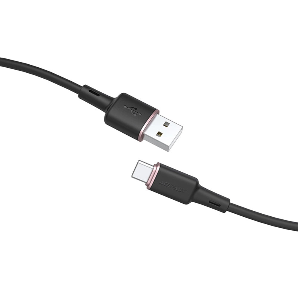 Cablu Acefast (C2-04), USB to Type-C, Fast Charging, 3A, 1.2m, Negru