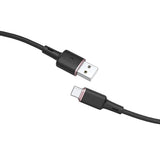 Cablu Acefast (C2-04), USB to Type-C, Fast Charging, 3A, 1.2m, Negru