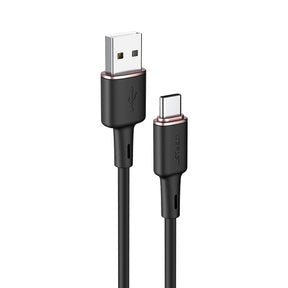 Cablu Acefast (C2-04), USB to Type-C, Fast Charging, 3A, 1.2m, Negru