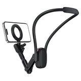 Suport Acefast Neck Phone (E32), Magnetic Grip for GoPro, Phone, 360° Adjustable, Secure Fit, Strong Magnets, Negru