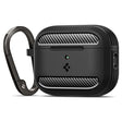 Casti Spigen Rugged Armor (ACS09822), Apple AirPods Pro 3, Negru Mat