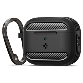 Casti Spigen Rugged Armor (ACS09822), Apple AirPods Pro 3, Negru Mat