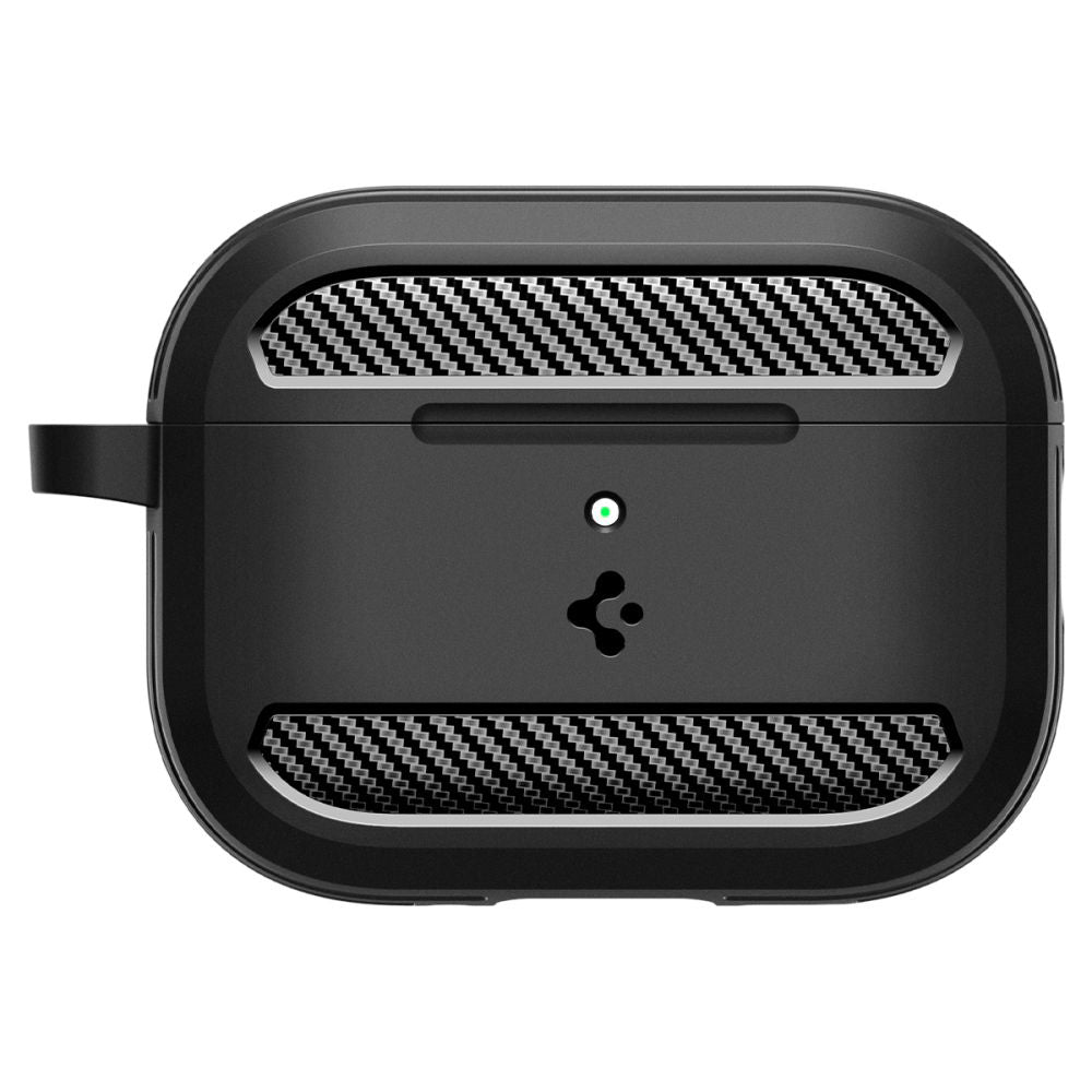 Casti Spigen Rugged Armor (ACS09822), Apple AirPods Pro 3, Negru Mat