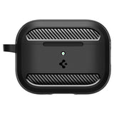 Casti Spigen Rugged Armor (ACS09822), Apple AirPods Pro 3, Negru Mat