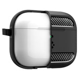 Casti Spigen Rugged Armor (ACS09822), Apple AirPods Pro 3, Negru Mat