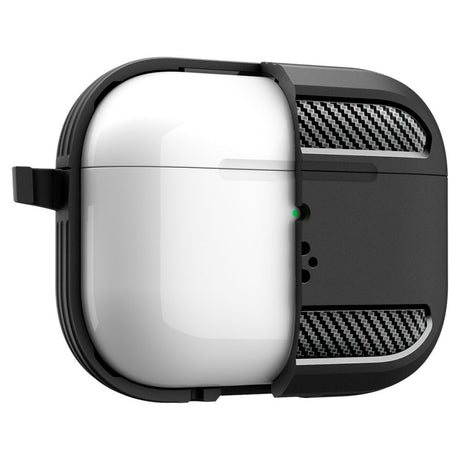 Casti Spigen Rugged Armor (ACS09822), Apple AirPods Pro 3, Negru Mat