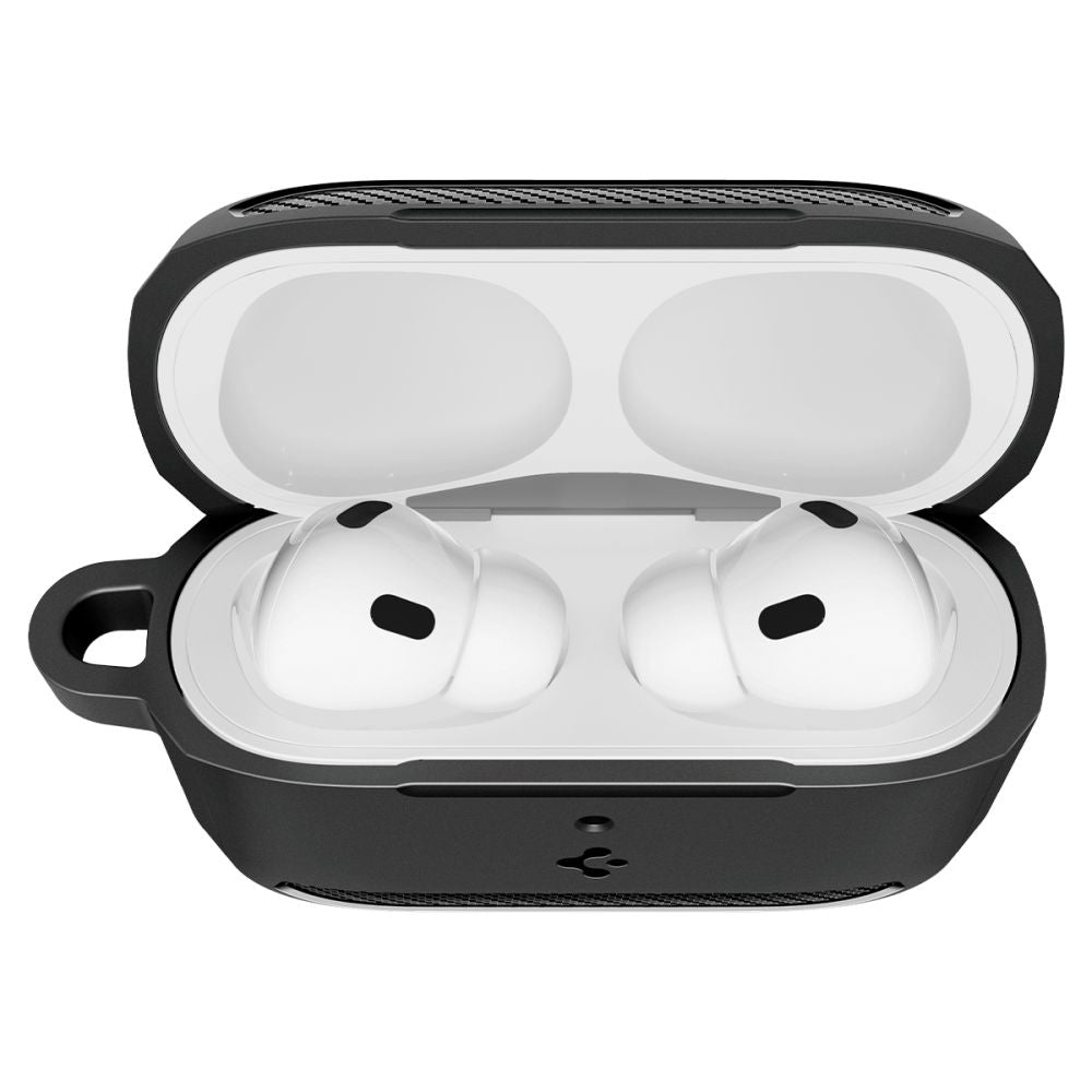 Casti Spigen Rugged Armor (ACS09822), Apple AirPods Pro 3, Negru Mat