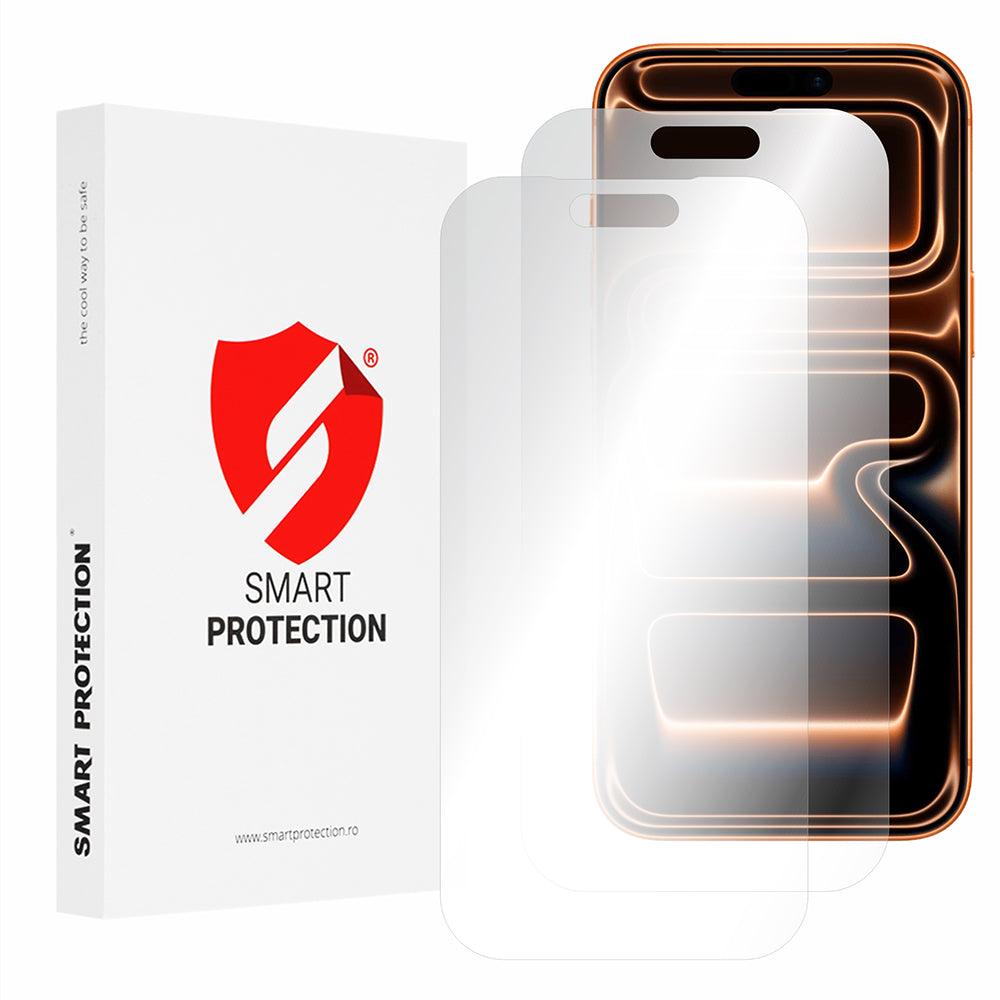 Folie de protectie Smart Protection Premium Classic (set de 2) compatibil cu iPhone 17 Pro Max, Transparent