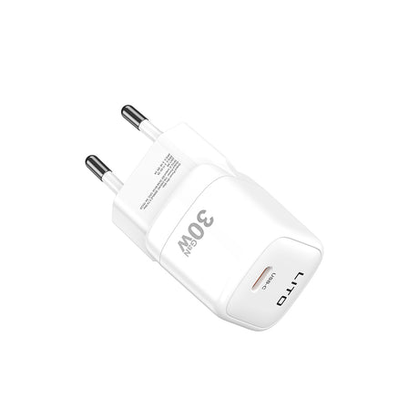 Incarcator Lito (LC11), Type-C Output, PD30W, GaN, Real Time Protection, EU Plug, Alb
