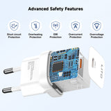 Incarcator Lito (LC11), Type-C Output, PD30W, GaN, Real Time Protection, EU Plug, Alb