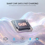 Incarcator Lito (LC17), Type-C Output, PD30W, GaN, PC Fireproof, EU Plug, Negru