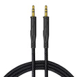 Adaptor Lito Audio Cable Adapter (LA02), Jack to Jack 3.5mm, Zero Signal Loss, Nylon-braided, 1m, Negru
