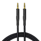 Adaptor Lito Audio Cable Adapter (LA02), Jack to Jack 3.5mm, Zero Signal Loss, Nylon-braided, 1m, Negru