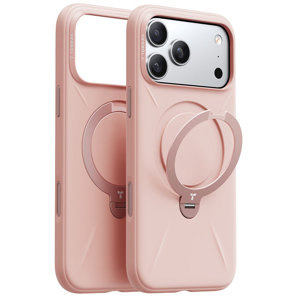 Husa de protectie Torras QPRO Silicone Series compatibil cu iPhone 17 Pro Max, Roz