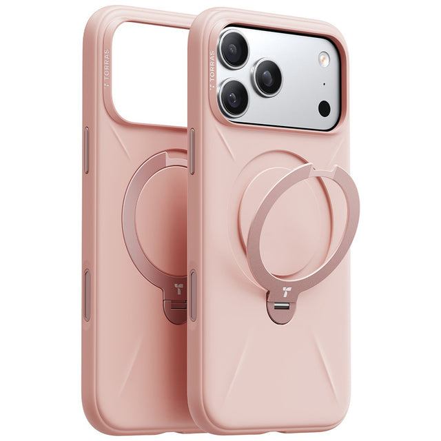 Husa de protectie Torras QPRO Silicone Series compatibil cu iPhone 17 Pro Max, Roz