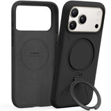 Husa de protectie Torras QPRO Silicone Series compatibil cu iPhone 17 Pro, Negru
