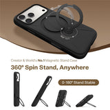 Husa de protectie Torras QPRO Silicone Series compatibil cu iPhone 17 Pro, Negru