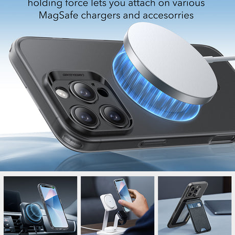 Husa de protectie ESR Zero HaloLock compatibil cu iPhone 16 Pro, Negru Mat