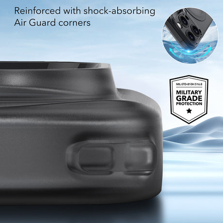 Husa de protectie ESR Zero HaloLock compatibil cu iPhone 16 Pro, Negru Mat