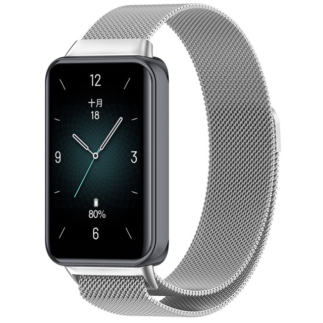 Curea smartwatch Techsuit Watchband (W009) compatibil cu Honor Band 9, Argintiu