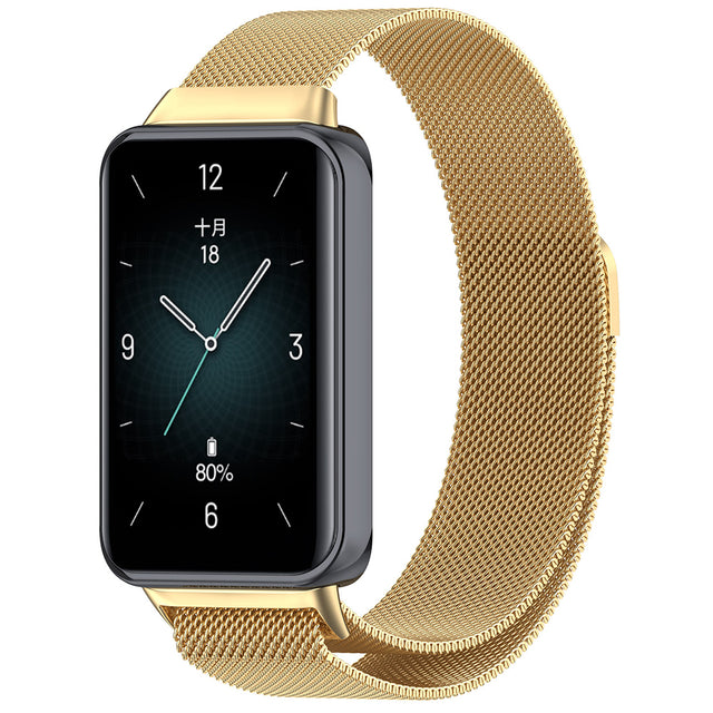 Curea smartwatch Techsuit Watchband (W009) compatibil cu Honor Band 9, Auriu