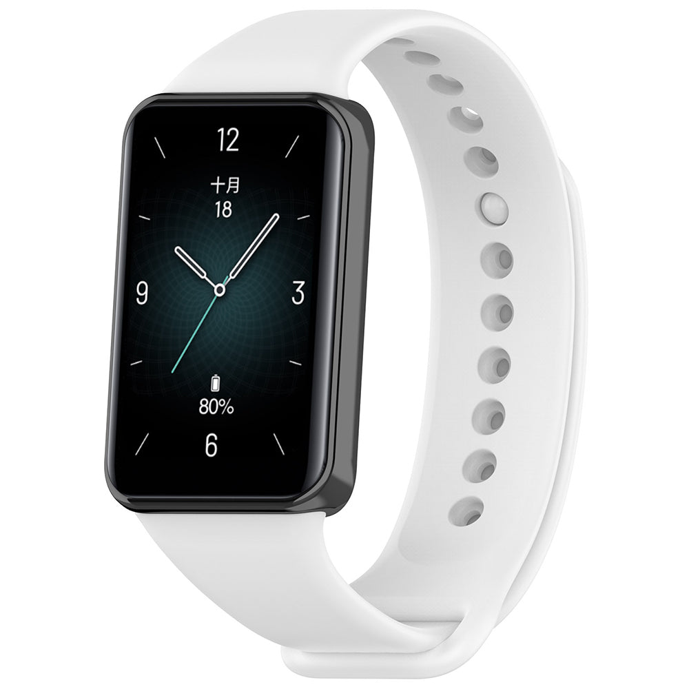 Curea smartwatch Techsuit Watchband (W014) compatibil cu Honor Band 9, Alb