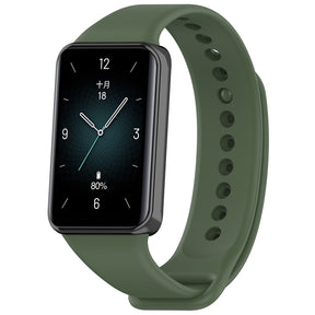 Curea smartwatch Techsuit Watchband (W014) compatibil cu Honor Band 9, Verde Inchis