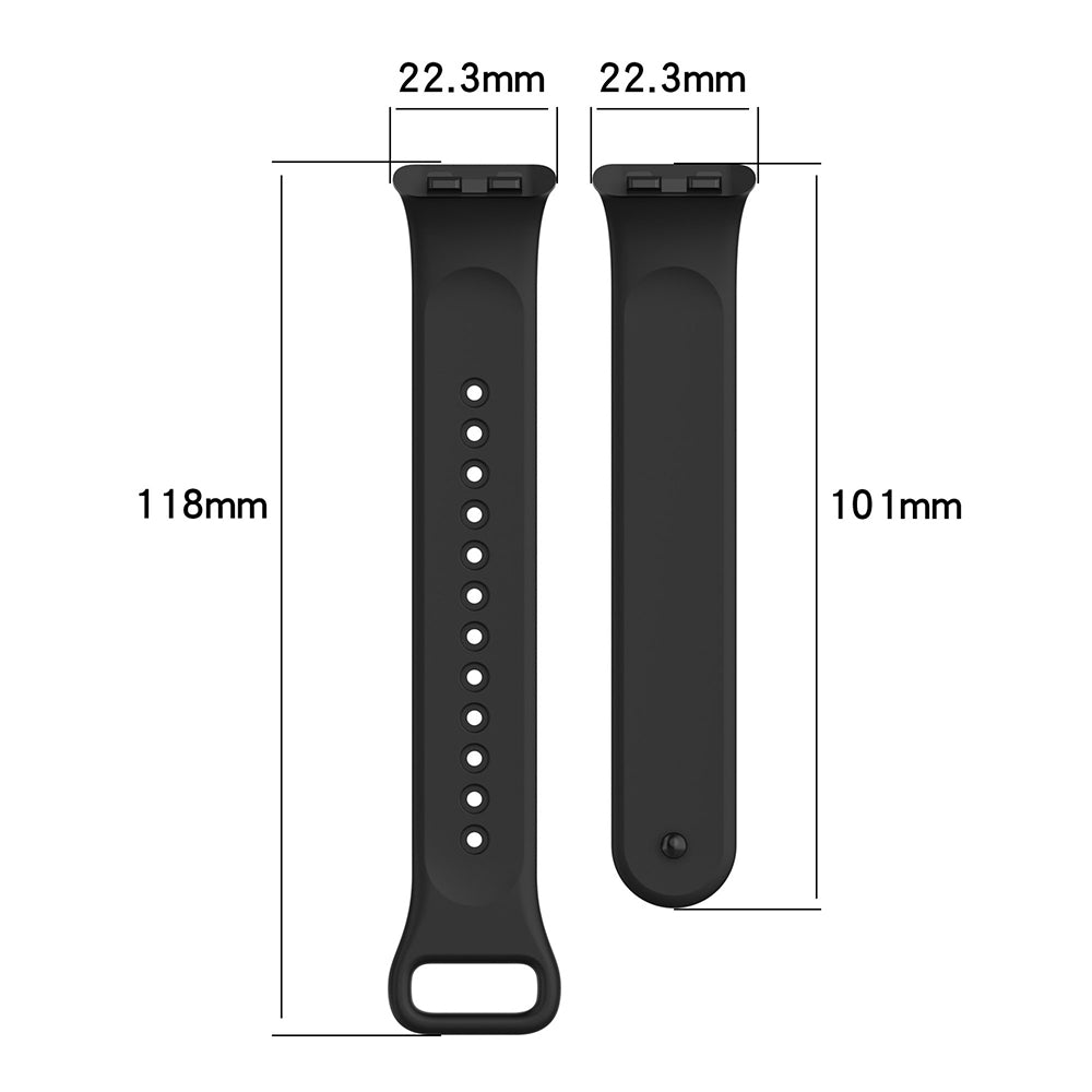 Curea smartwatch Techsuit Watchband (W014) compatibil cu Honor Band 9, Pale Vanilla