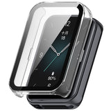 Folie de protectie smartwatch Techsuit Defense360 Pro + Screen Protector compatibil cu Honor Band 10 / Band 9, Transparent