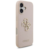 Husa de protectie Guess Hardcase 4G Grained Big and Classic Logo (GUHCP17SPGT4MBP) compatibil cu iPhone 17, Roz