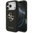 Husa de protectie Guess Hardcase 4G Grained Big and Classic Logo (GUHCP17LPGT4MBK) compatibil cu iPhone 17 Pro, Negru