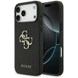Husa de protectie Guess Hardcase 4G Grained Big and Classic Logo (GUHCP17XPGT4MBK) compatibil cu iPhone 17 Pro Max, Negru