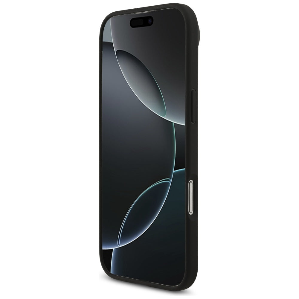 Husa de protectie Guess Hardcase 4G Grained Big and Classic Logo (GUHCP17MPGT4MBK) compatibil cu iPhone 17 Air, Negru