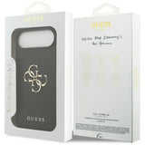 Husa de protectie Guess Hardcase 4G Grained Big and Classic Logo (GUHCP17MPGT4MBK) compatibil cu iPhone 17 Air, Negru