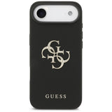 Husa de protectie Guess Hardcase 4G Grained Big and Classic Logo (GUHCP17MPGT4MBK) compatibil cu iPhone 17 Air, Negru