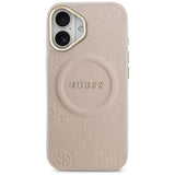 Guess Husa de protectie Guess Peony Hot Stamp MagSafe (GUHMP17SPSAMSECP) compatibil cu iPhone 17, Roz – imagine 2