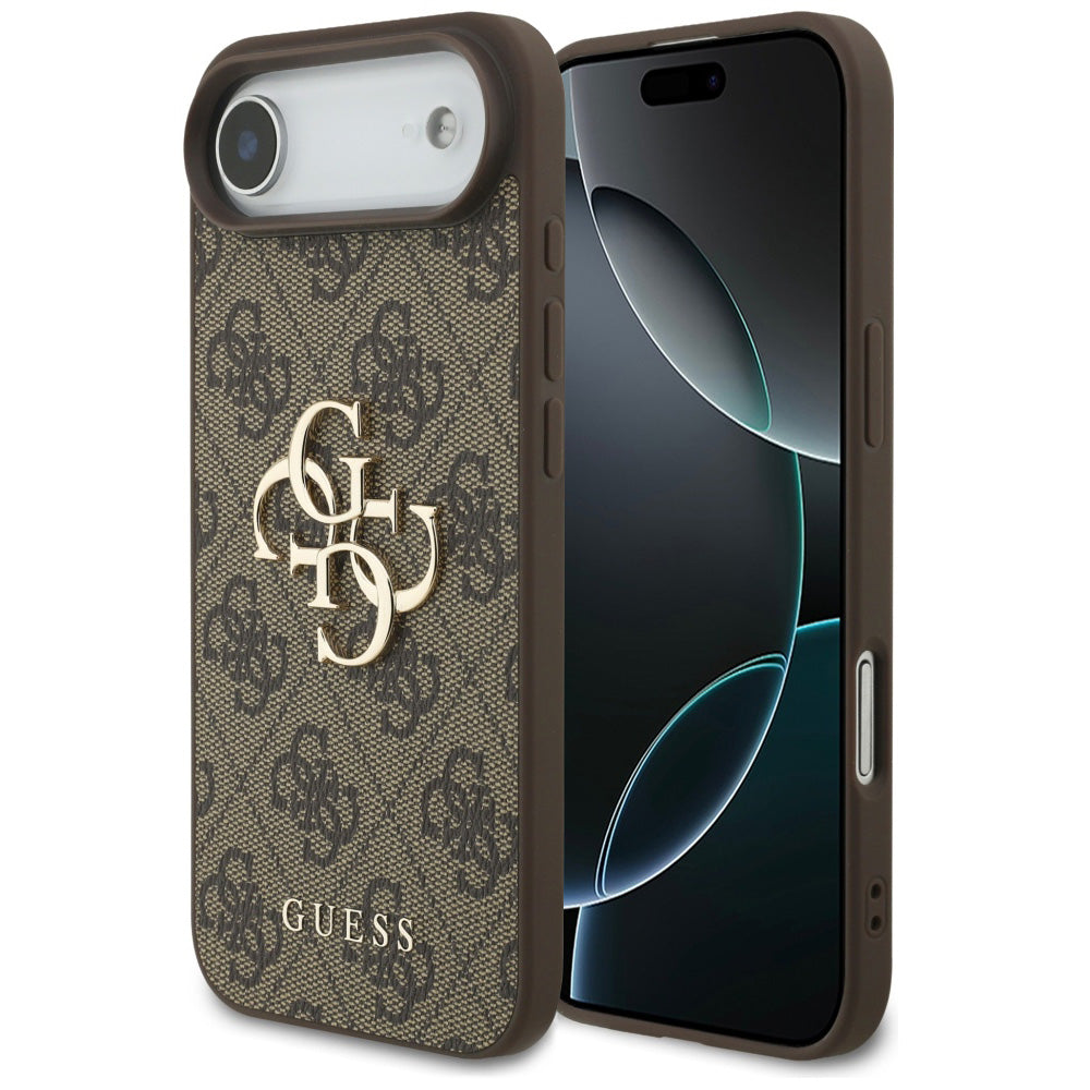 Husa de protectie Guess Hardcase 4G Big Logo (GUHCP17M4GMGBR) compatibil cu iPhone 17 Air, Maro