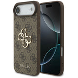 Husa de protectie Guess Hardcase 4G Big Logo (GUHCP17M4GMGBR) compatibil cu iPhone 17 Air, Maro