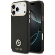 Husa de protectie Guess Grained Strass Logo MagSafe (GUHMP17XPGCRMDEK) compatibil cu iPhone 17 Pro Max, Negru