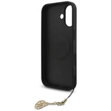 Husa de protectie Guess Hardcase 4G Charm Cradle MagSafe (GUHMP17SGF4GCK) compatibil cu iPhone 17, Negru