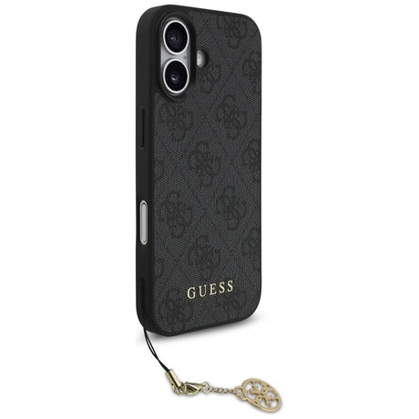 Husa de protectie Guess Hardcase 4G Charm Cradle MagSafe (GUHMP17SGF4GCK) compatibil cu iPhone 17, Negru