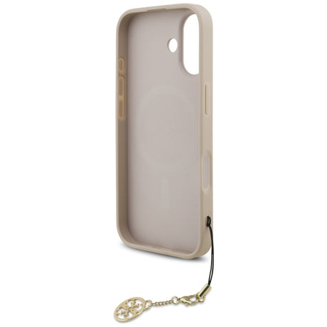 Husa de protectie Guess Hardcase 4G Charm Cradle MagSafe (GUHMP17SGF4GCP) compatibil cu iPhone 17, Roz