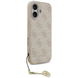 Husa de protectie Guess Hardcase 4G Charm Cradle MagSafe (GUHMP17SGF4GCP) compatibil cu iPhone 17, Roz