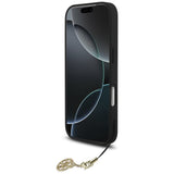 Husa de protectie Guess Hardcase 4G Charm Cradle MagSafe (GUHMP17LGF4GCK) compatibil cu iPhone 17 Pro, Negru