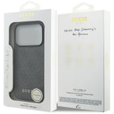 Husa de protectie Guess Hardcase 4G Charm Cradle MagSafe (GUHMP17LGF4GCK) compatibil cu iPhone 17 Pro, Negru