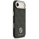 Husa de protectie Guess Hardcase 4G Strass Logo MagSafe (GUHMP17MP4GRMDEK) compatibil cu iPhone 17 Air, Negru
