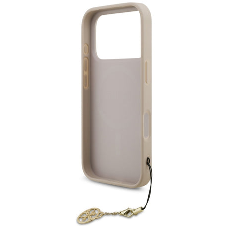 Husa de protectie Guess Hardcase 4G Charm Cradle MagSafe (GUHMP17LGF4GCP) compatibil cu iPhone 17 Pro, Roz
