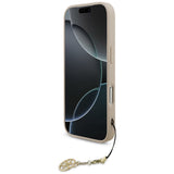 Husa de protectie Guess Hardcase 4G Charm Cradle MagSafe (GUHMP17LGF4GCP) compatibil cu iPhone 17 Pro, Roz